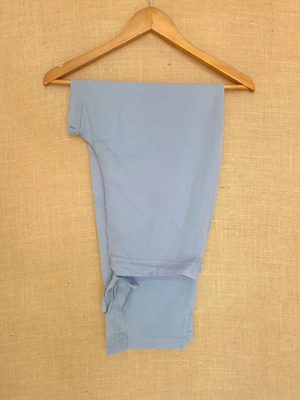 Light_Blue_pure_Cotton_Hand_Painted_Kurta_Set_For_Women