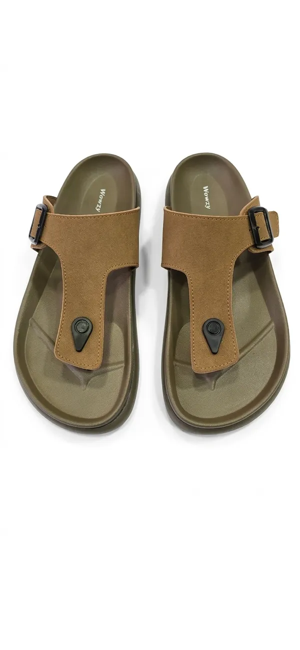 Tan_Polyurethane_Premium_Platform_Sandals_For_Men
