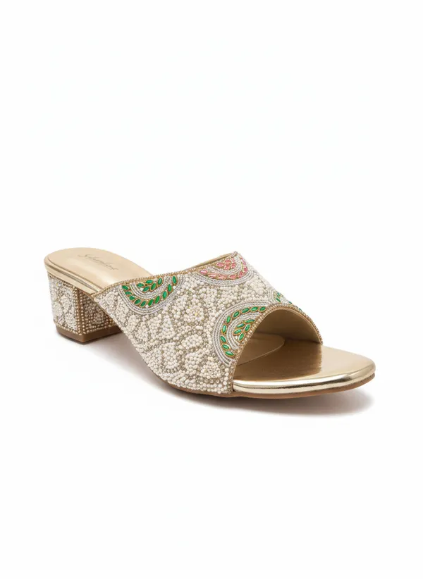 Cream_Polyurethane_Premium_Sandals_For_Women
