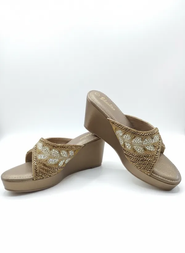 Tan_Polyurethane_Premium_Sandals_For_Women