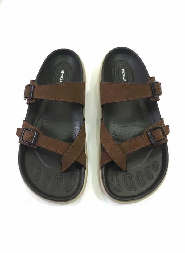 Black_Polyurethane_Premium_Sandals_For_Men