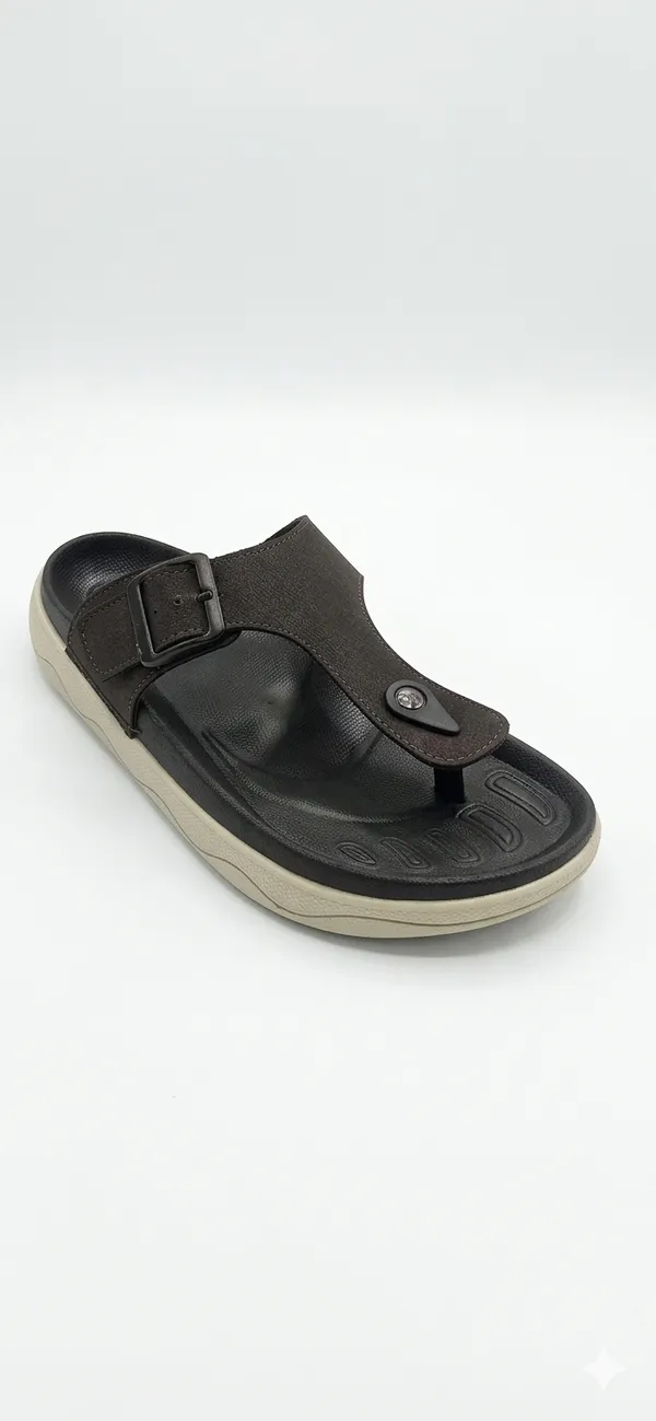 Tan_Polyurethane_Premium_Flip-Flops_For_Men
