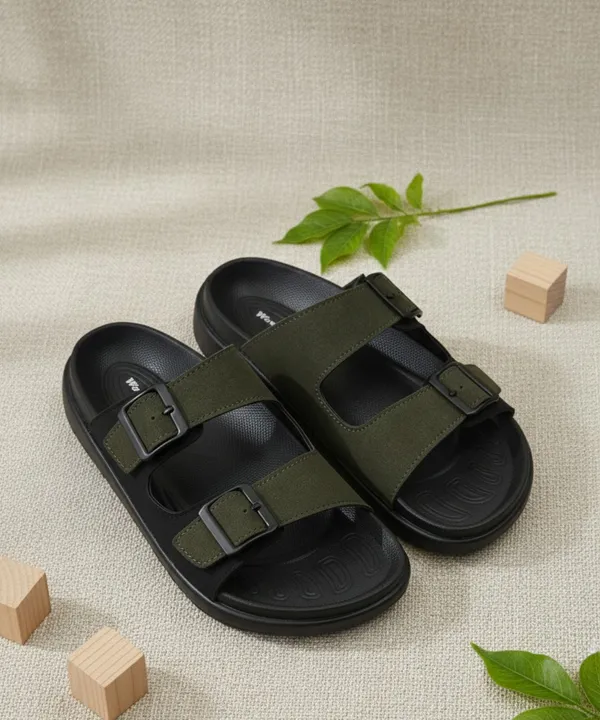 Green_Polyurethane_Premium_Sandals_For_Men