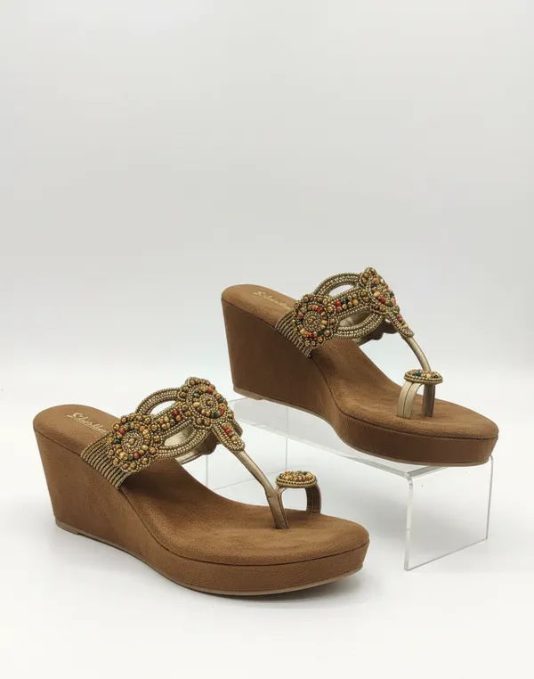 Brown_Polyurethane_Premium_Sandals_For_Women