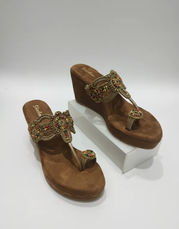 Brown_Polyurethane_Premium_Sandals_For_Women