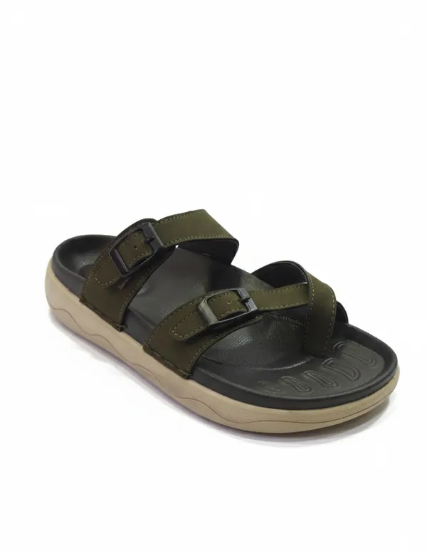 Green_Polyurethane_Premium_Sandals_For_Men