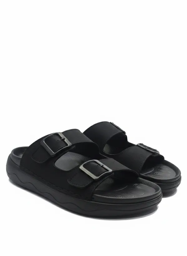 Black_Polyurethane_Premium_Slip-On_Sandals_For_Men