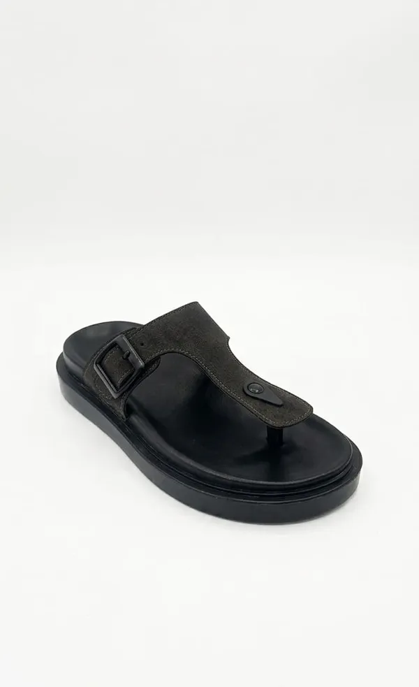 Black_Polyurethane_Premium_Sandals_For_Men