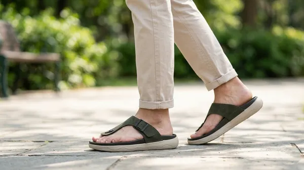 Black_Polyurethane_Premium_Sandals_For_Men