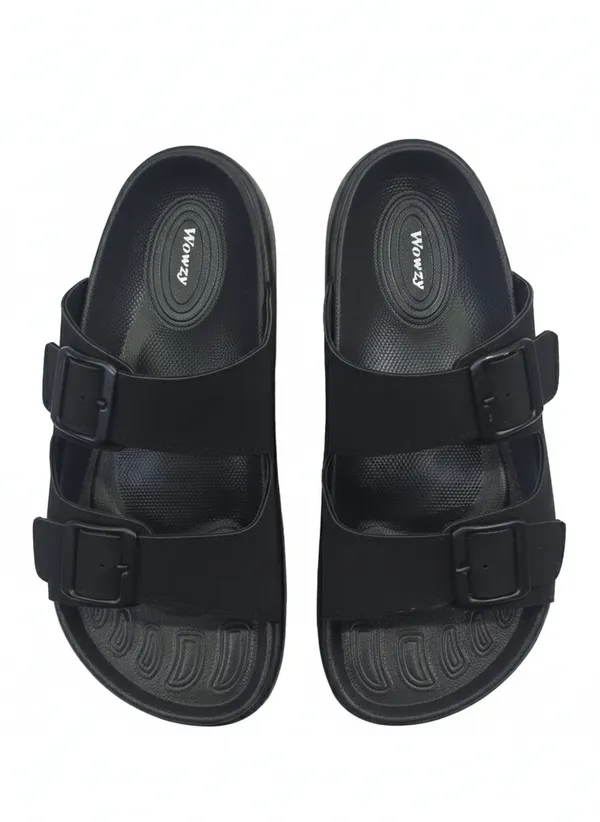 Black_Polyurethane_Premium_Slip-On_Sandals_For_Men