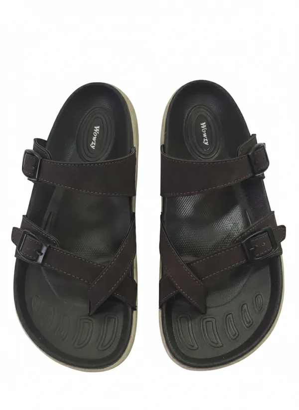 Black_Polyurethane_Premium_Sandals_For_Men