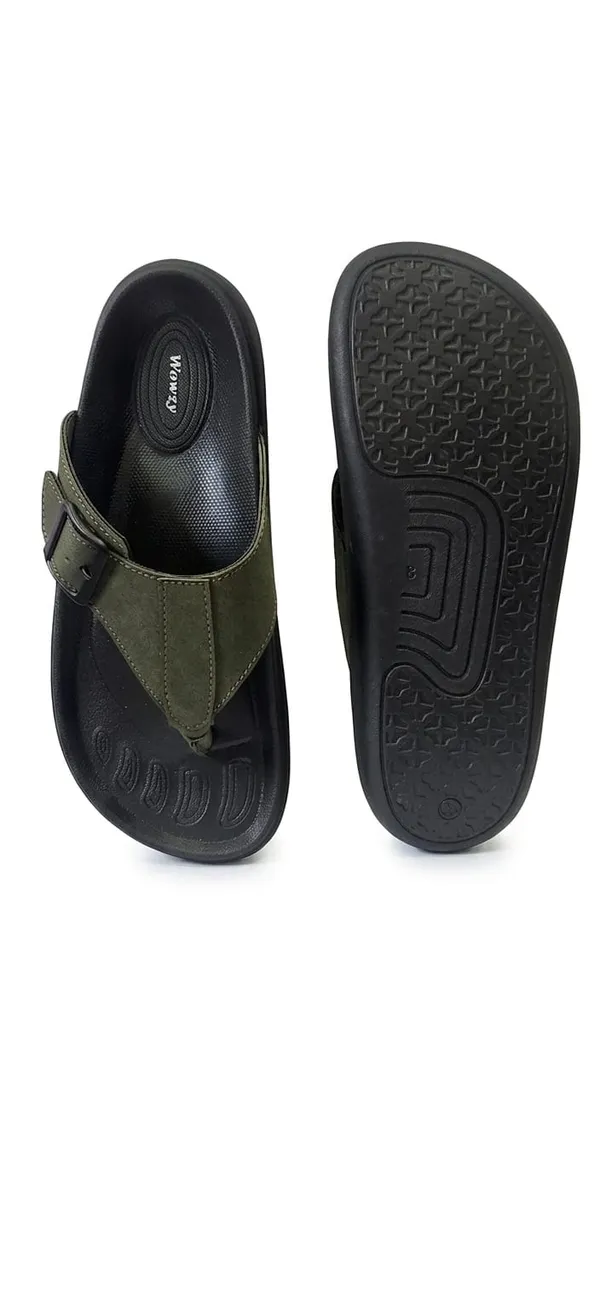 Green__Polyurethane_Premium_Sandals_For_Men