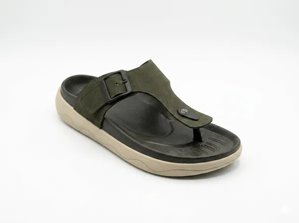 Black_Polyurethane_Premium_Sandals_For_Men