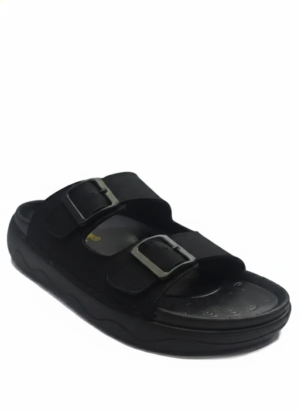 Black_Polyurethane_Premium_Slip-On_Sandals_For_Men