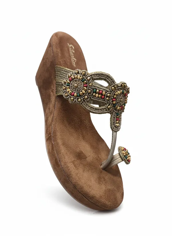 Brown_Polyurethane_Premium_Sandals_For_Women