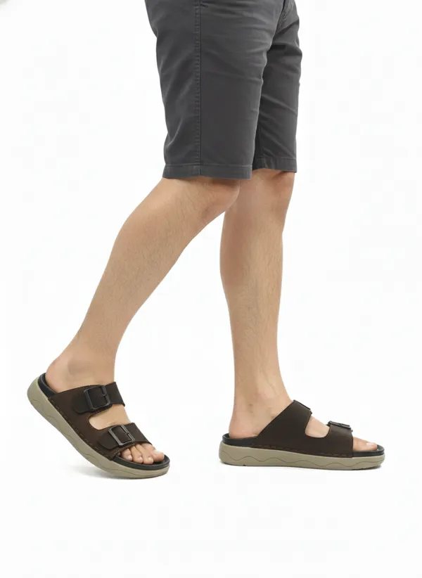 Tan_Polyurethane_Premium_Slide_Sandals_For_Men
