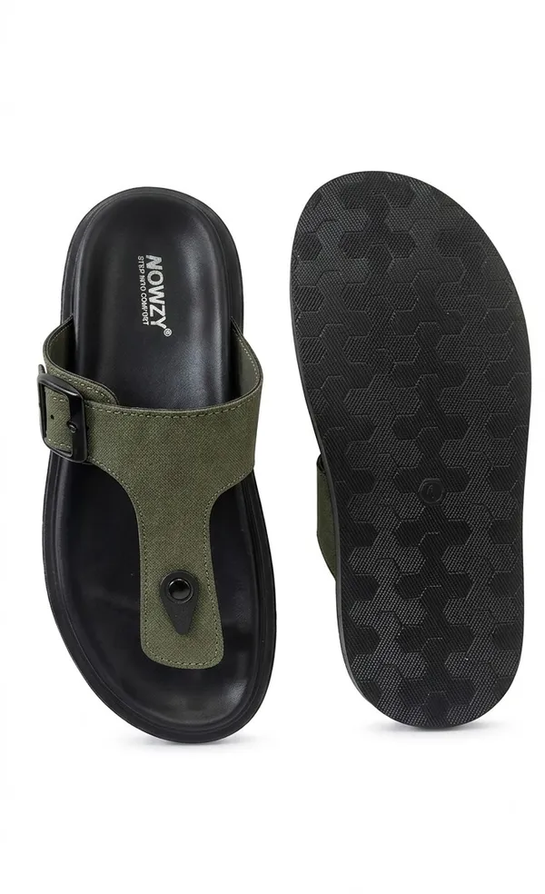 Green_Polyurethane_Premium_Sandals_For_Men