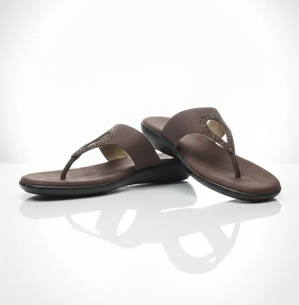 Brown_Polyurethane_Premium_Sandals_For_Women