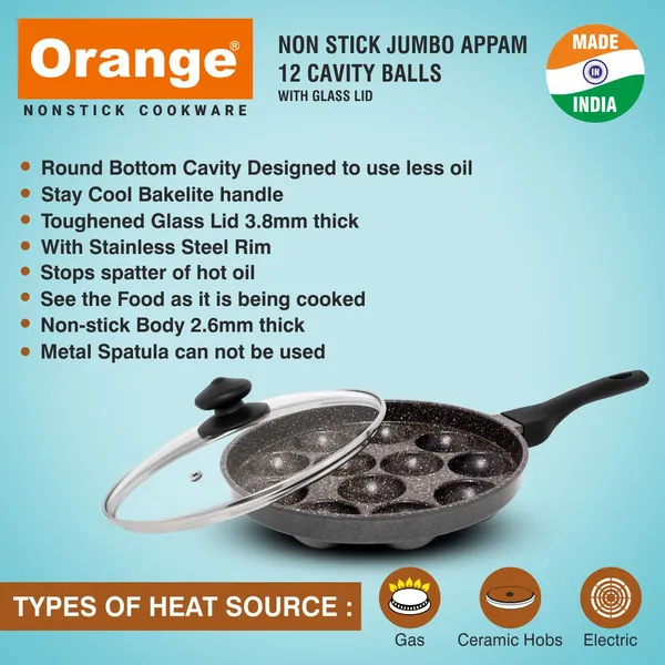 Aluminium_Die_Cast_Non-Stick_12_Cavity_Jumbo_Appam_Patra_With_Glass_Lid