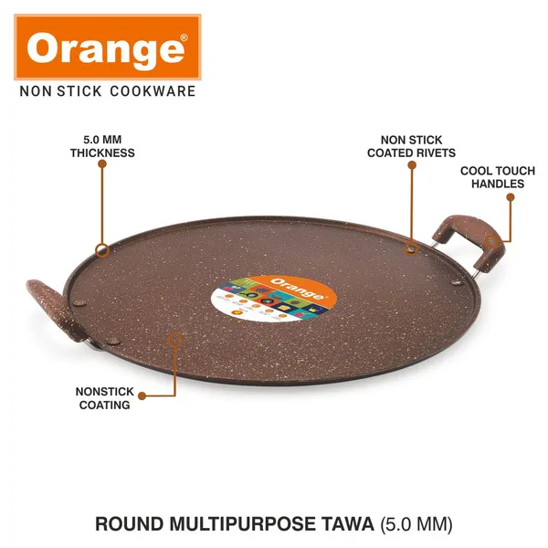 Aluminium_Spatter_Finish_5Mm_Round_Multipurpose_Dosa_Tawa_33.5Cm