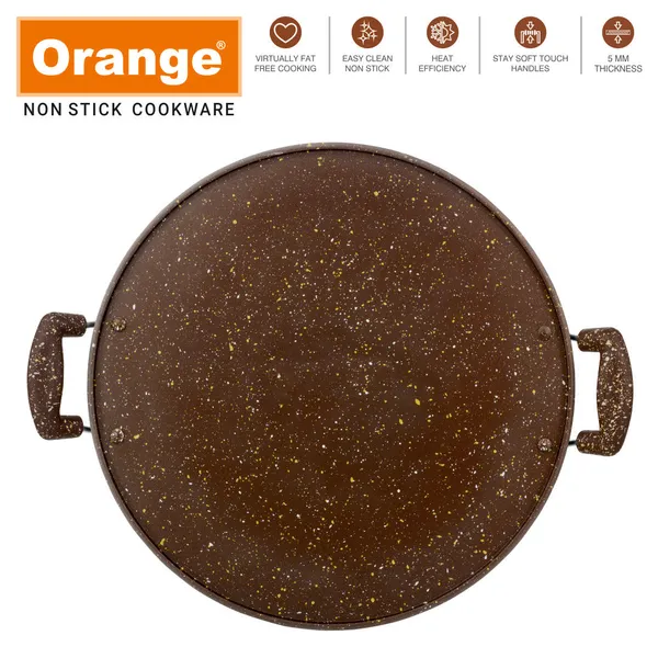 Aluminium_Spatter_Finish_5Mm_Round_Multipurpose_Dosa_Tawa_33.5Cm