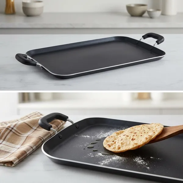 Aluminium_Non-Stick_4Mm_Multipurpose_Dosa_Tawa_33Cm_With_Spatula