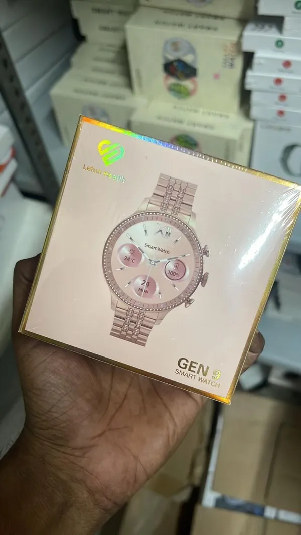 Lehua_Series_Gen_Smart_Watch_Rose_Gold_Luxury_Metal_Strap_Ladies_Smartwatch