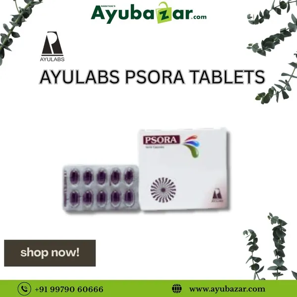Ayulabs_Psora_Capsule_Pack_Of_100_Caps_Useful_For_Skin_Wellness
