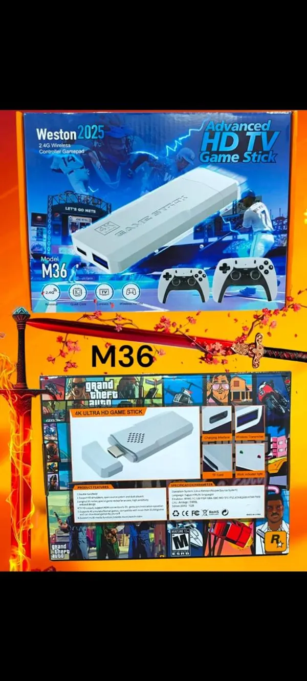 M36_4K_Ultra_Hd_Wireless_Game_Stick_Console_With_Dual_Controllers_Weston_2025_Advanced_Hdtv_Gaming_Device