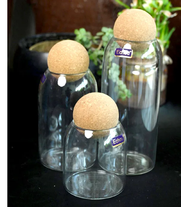 Set_Of_3_Modern_Glass_Storage_Jar_With_Wooden_Ball