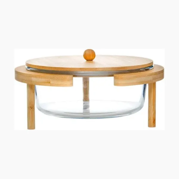 Goodhomes_Glass_Serving_Set_with_Wooden_Lid_and_Stand