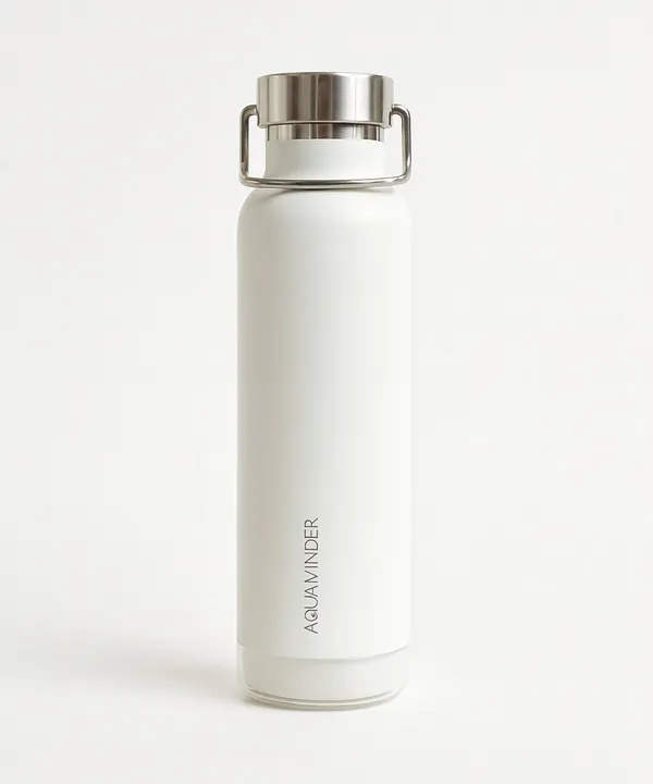 Aquaminder_Stainless_Steel_Double_Wall_Smart_Water_Bottle,SS_304_Material_600_ml_Thames_