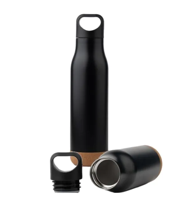 Stylish_Cork_Base_Insulated_Water_Bottle_(With_Handle_Cap)