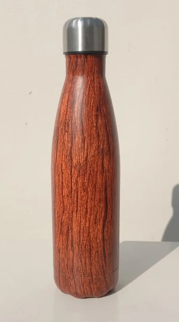 Wood_Collection_Vacuum_Insulated_Stainless_Steel_Teakwood_Prints_Double_Wall_Water_Bottle_(Brown_,_17_oz),_Set_of_1