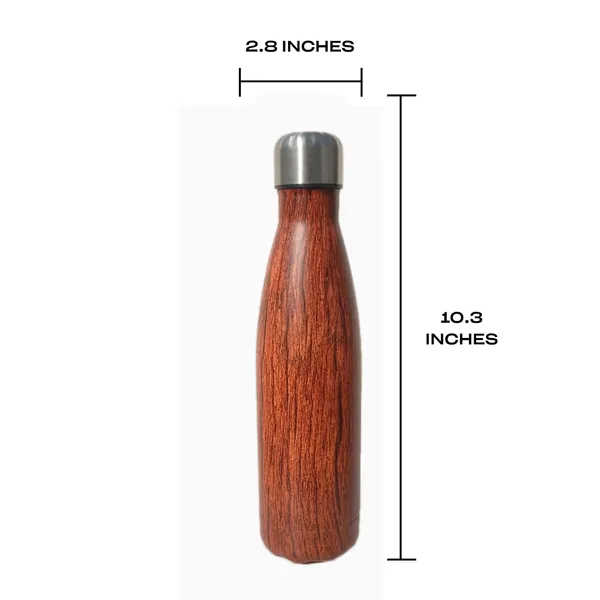 Wood_Collection_Vacuum_Insulated_Stainless_Steel_Teakwood_Prints_Double_Wall_Water_Bottle_(Brown_,_17_oz),_Set_of_1