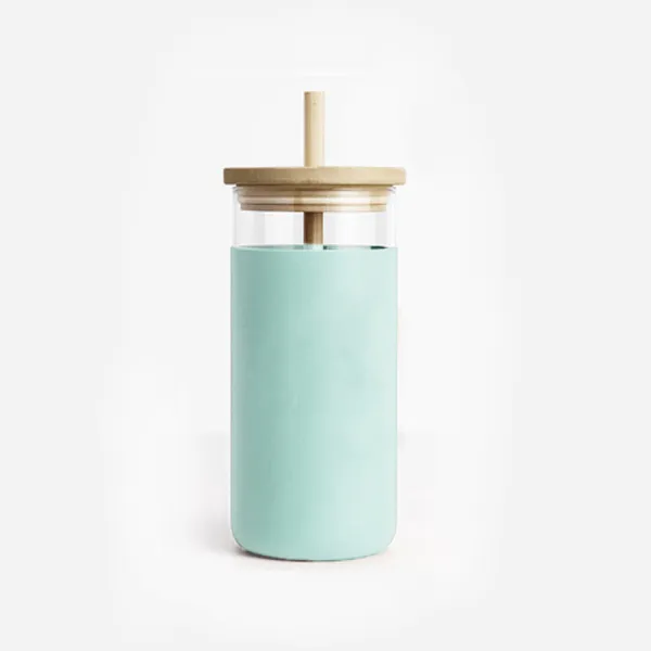 Silicon_Holder_Glass_Sipper_With_Wooden_Lid_And_Straw_(Customisable)