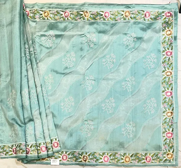 Sky_Blue_Pastel_Shades_Silk_Designer_Saree_For_Women