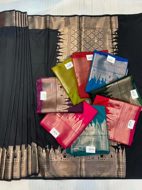 Black_Silk_Saree_With_Zari_Work_For_Women