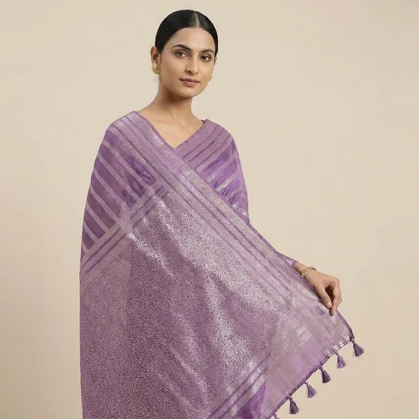Purple_Silk_Saree_With_Zari_Border_For_Women