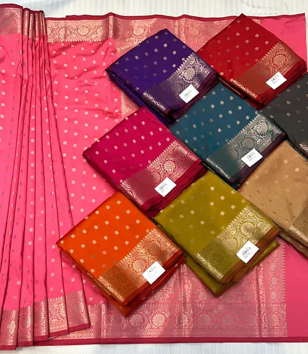 Pink_Silk_Saree_With_Zari_Work_For_Women