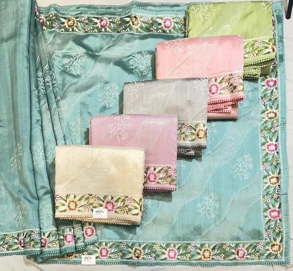 Sky_Blue_Pastel_Shades_Silk_Designer_Saree_For_Women