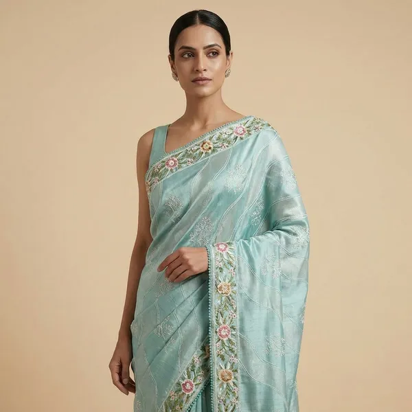 Sky_Blue_Pastel_Shades_Silk_Designer_Saree_For_Women