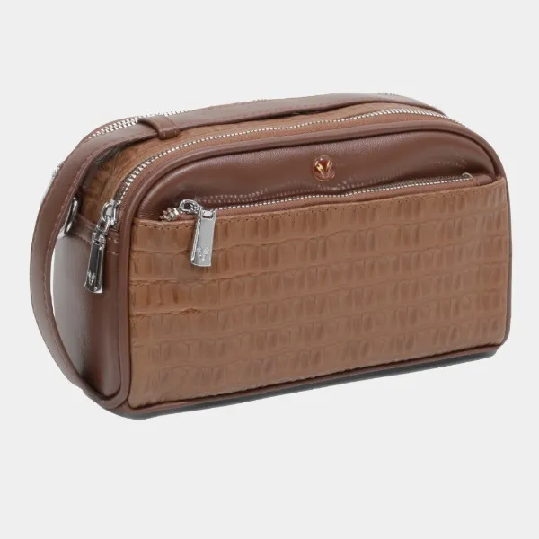Absolute_Global_Legacy_Unisex_Crossbody_Sling_Bag_For_Menand_Women_,_Premium_Brown_Pu_Leather_Travel_Organizer_,_Multi-Utility_Dopp_Kit_With_Adjustable_Strap_,_Stylish_Daily_Carry_Bag