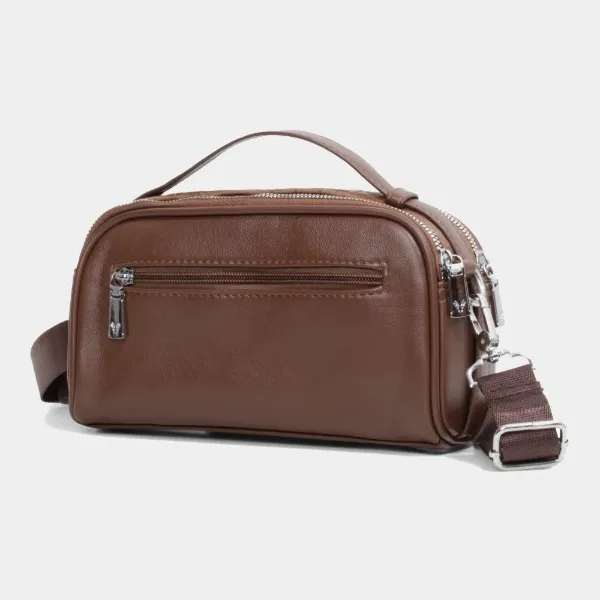 Absolute_Global_Legacy_Unisex_Crossbody_Sling_Bag_For_Menand_Women_,_Premium_Brown_Pu_Leather_Travel_Organizer_,_Multi-Utility_Dopp_Kit_With_Adjustable_Strap_,_Stylish_Daily_Carry_Bag