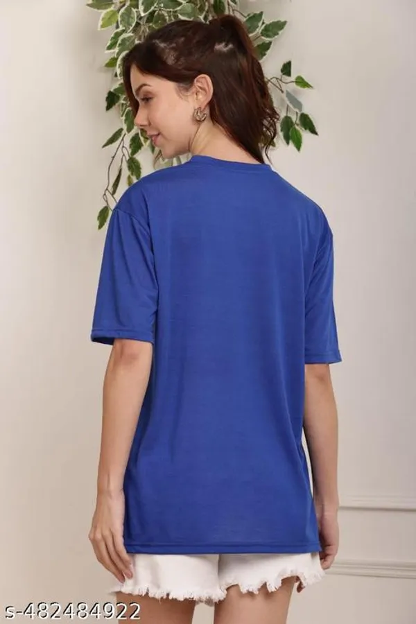 Blue_T-Shirt_Cotton_For_Women