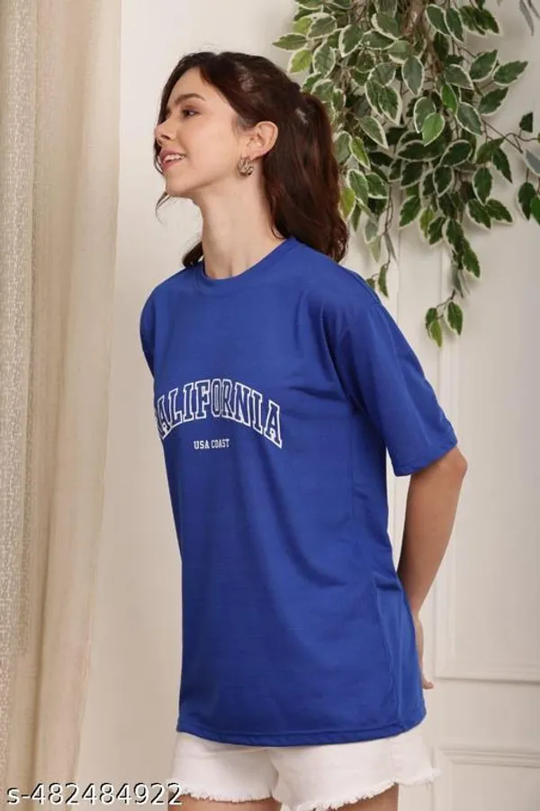 Blue_T-Shirt_Cotton_For_Women