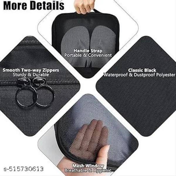Black_Shoe_Bag_Polyester_For_Unisex