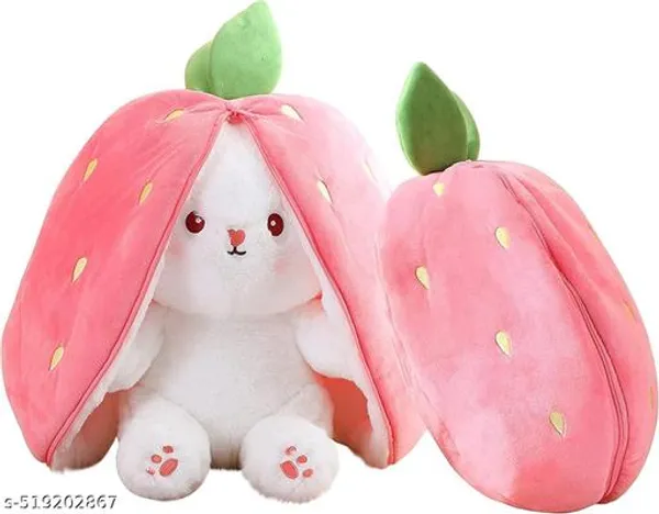 Pink_Stuffed_Toy_Faux_Fur_For_Baby