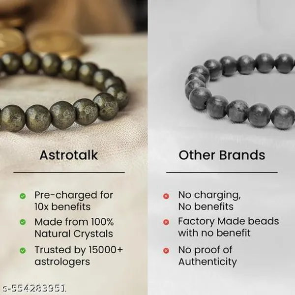 Black_Bracelet_Pyrite_Stone_For_Unisex