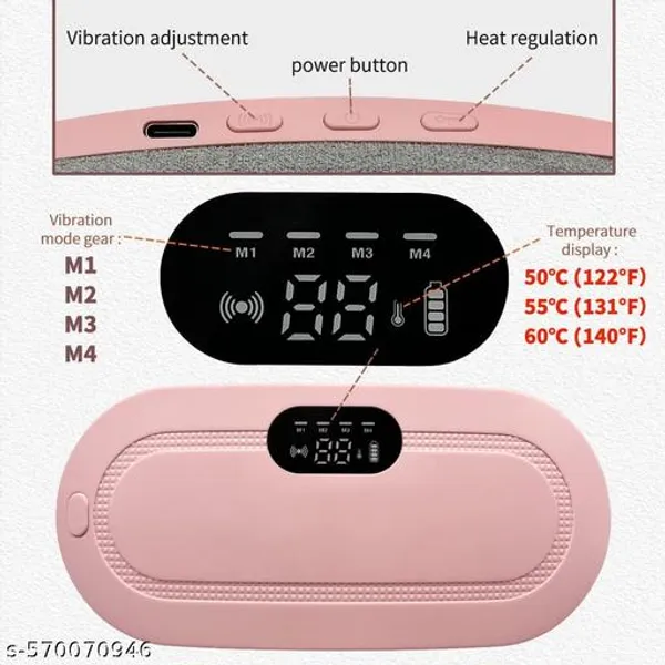 Pink_Massage_Heating_Pad_Soft_Fabric_For_Women